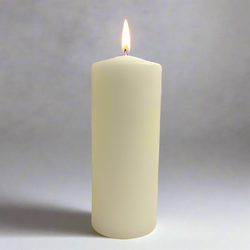 Dipped-pillar-candle-8x20cm-ivory
