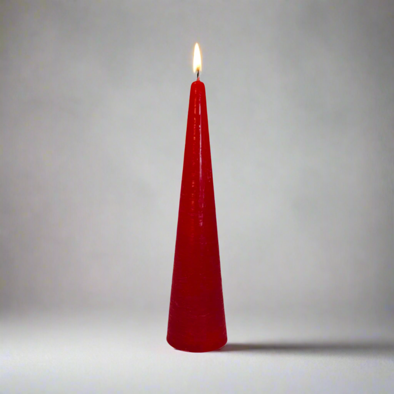 Rustic-Tiwa-candle-24cm-Red