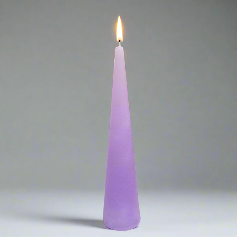 Rustic-Tiwa-candle-30cm-Lilac
