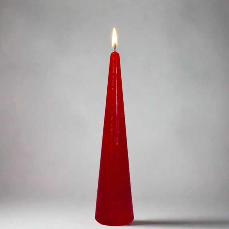 Rustic-Tiwa-candle-30cm-Red