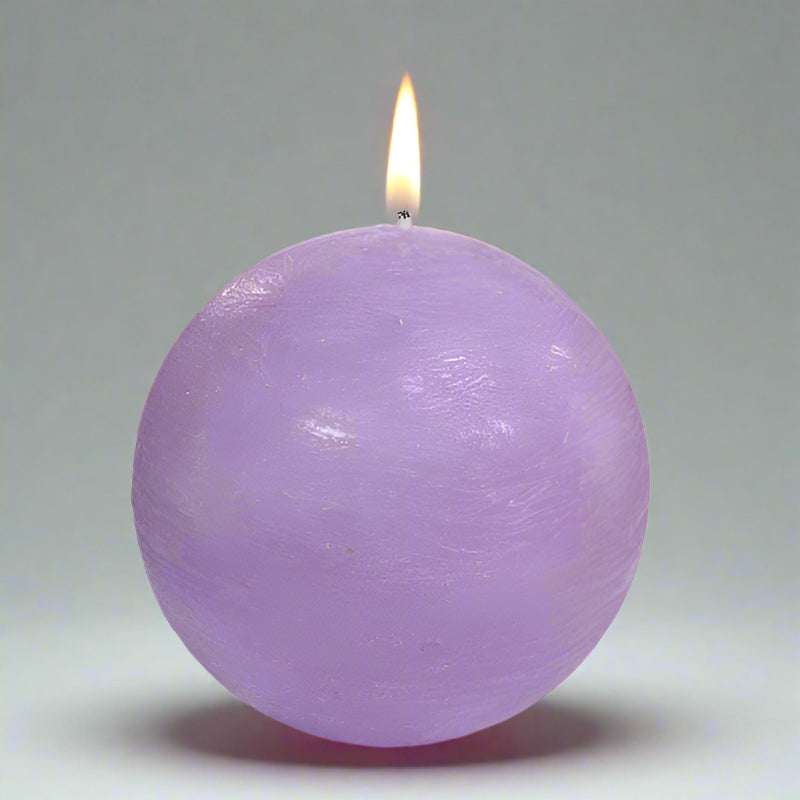 Rustic-ball-candle-lilac-12cm