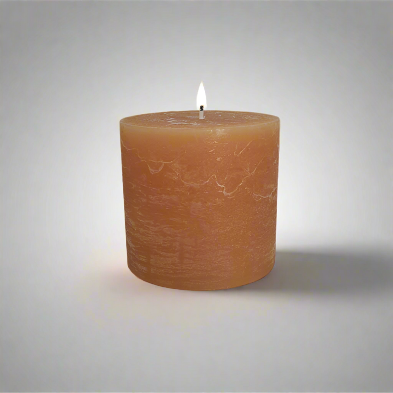 Rustic-candle-10x10-Amber