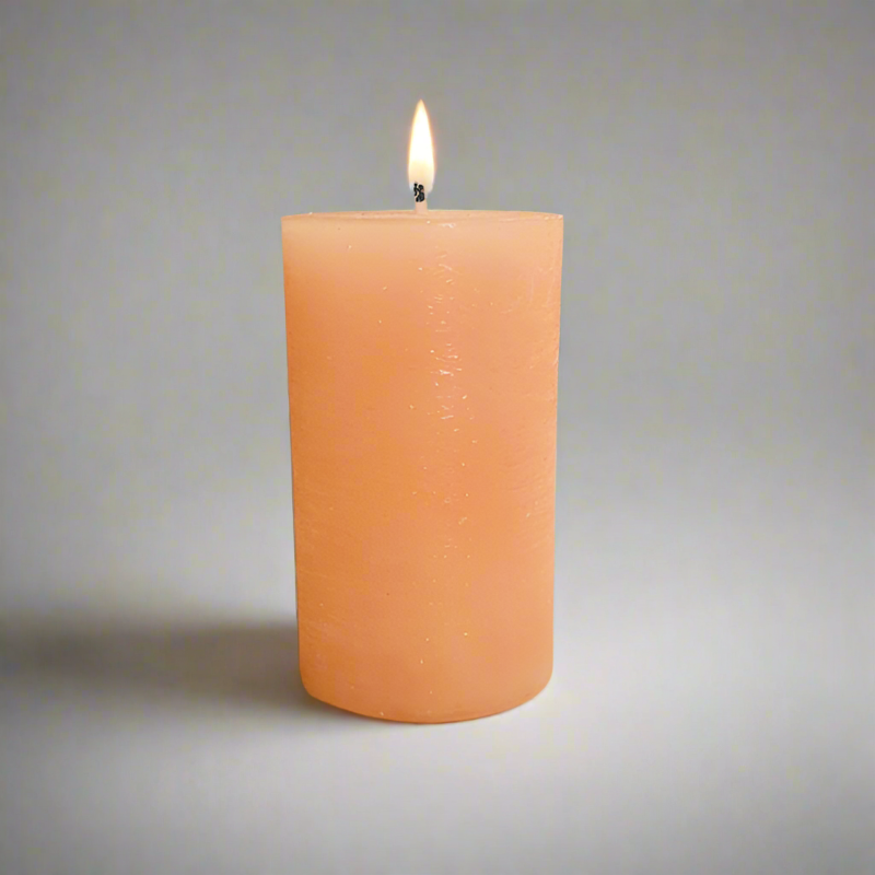 Rustic-candle-10x14-Peach