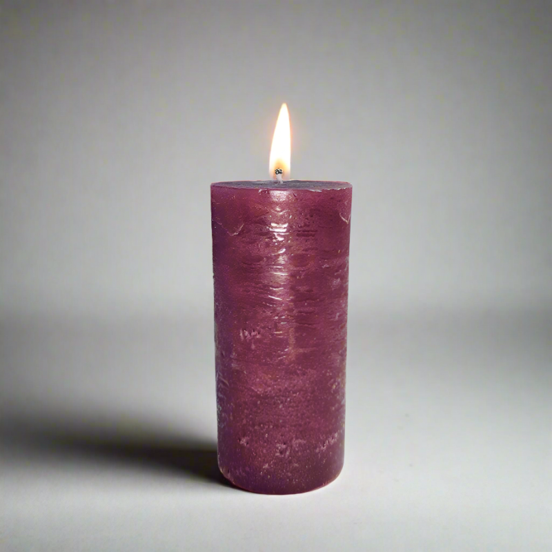 Rustic-candle-5.5x12-Berry
