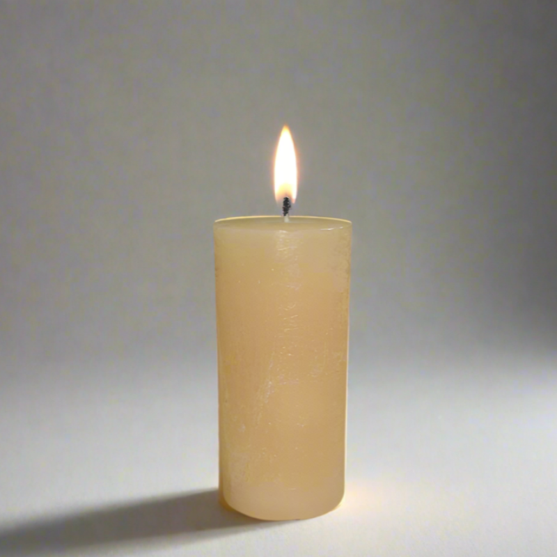 Rustic-candle-5.5x12-Honey