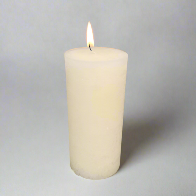 Rustic-candle-5.5x12-Ivory