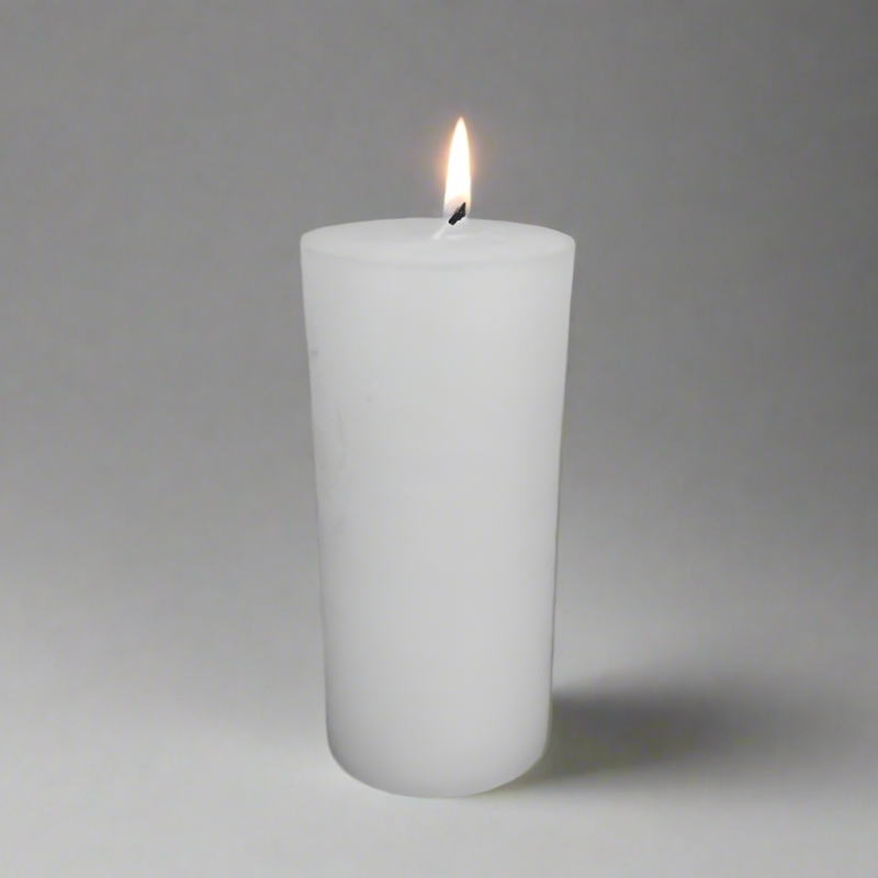 Rustic-candle-5.5x12-White