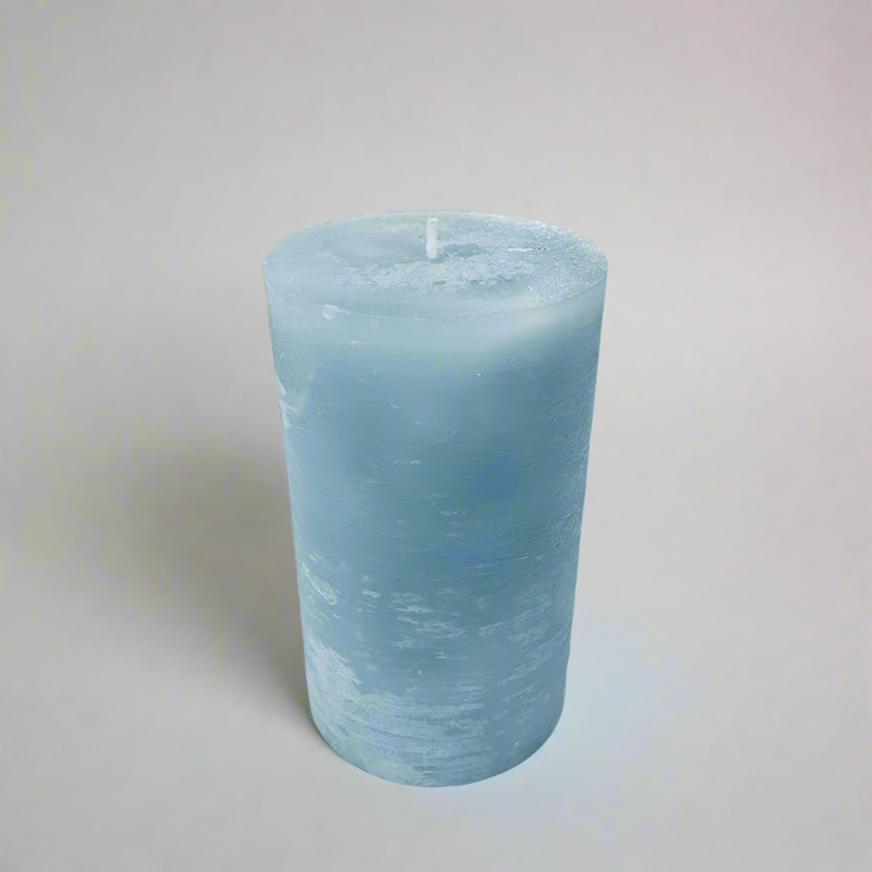 Rustic-candle-8x14-Aqua_blue