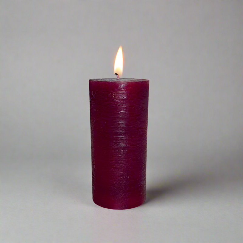 Rustic-candle-8x14-Berry