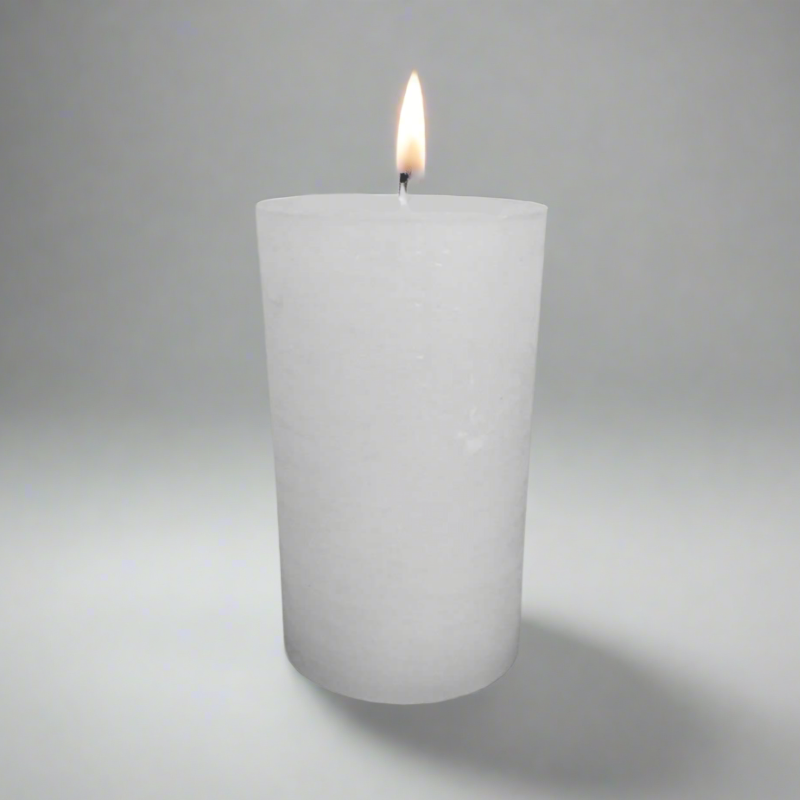 Rustic-candle-8x14-White