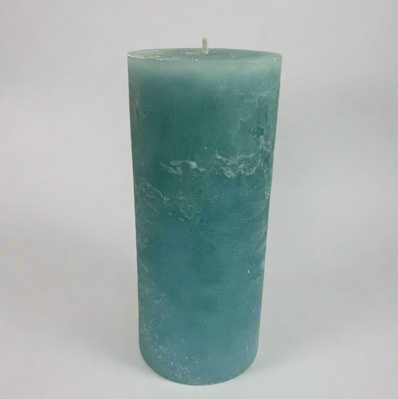 Rustic-candle-8x19-Turquoise