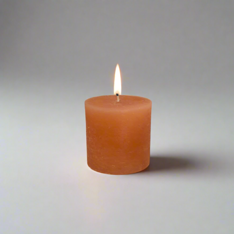 Rustic-candle-8x8-Amber