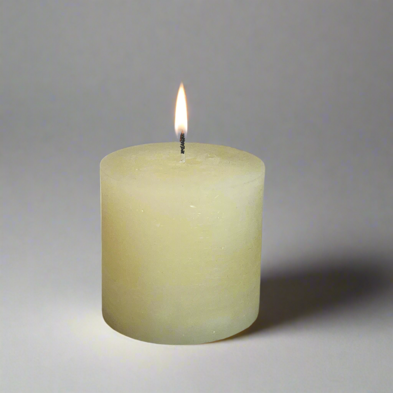 Rustic-pillar-candle-10x10-Ivory