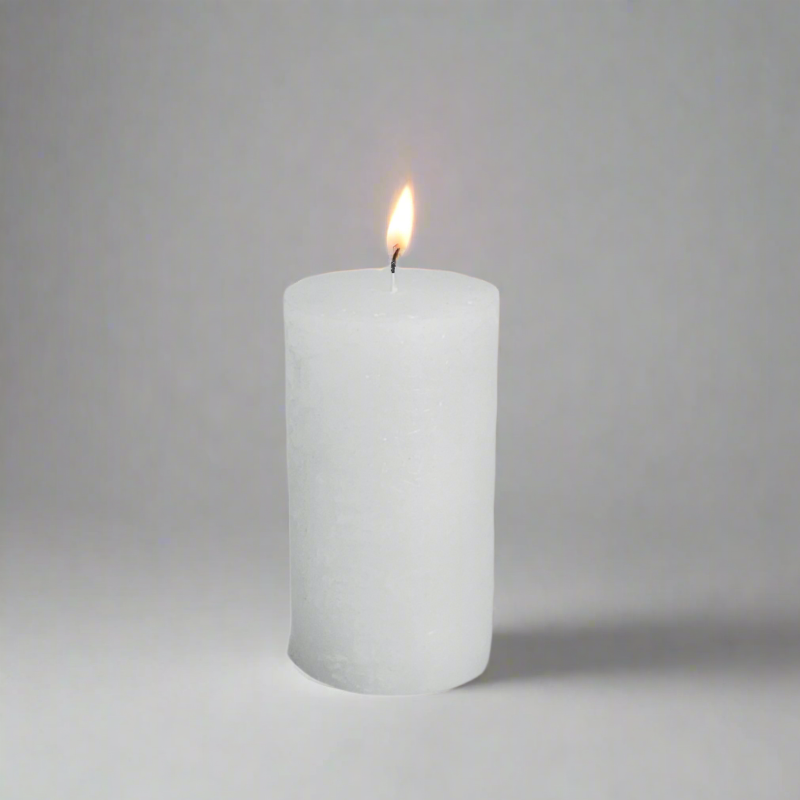 Rustic-pillar-candle-7x12-White