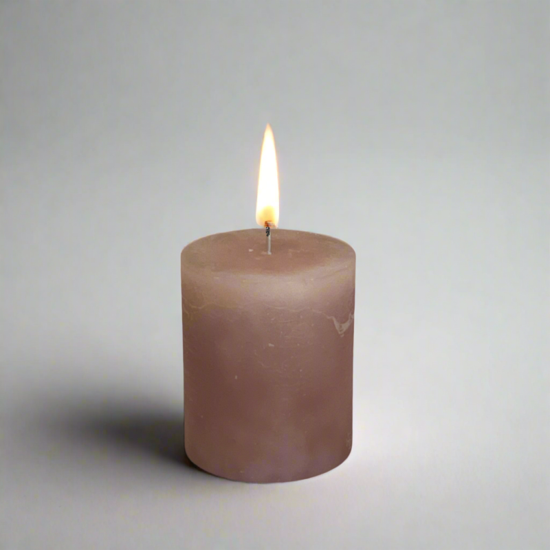 Rustic-pillar-candle-7x8-Dustypink