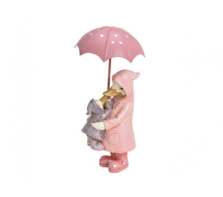 Duck mom with child cute ornament