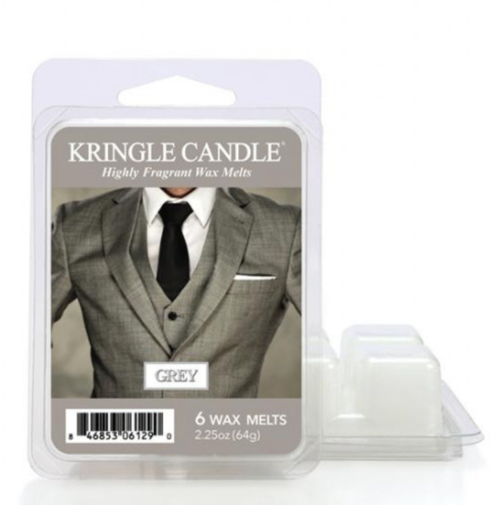 kringle candle wax melt grey