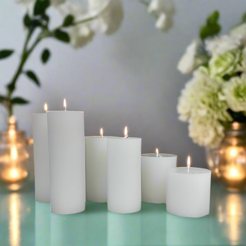 Just White - white candles