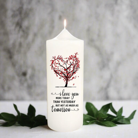 Candle "I Love You"
