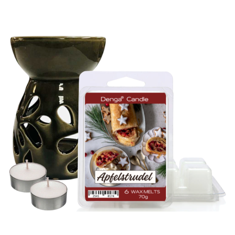 Scented Gift Set - Burner, Melt & Tealights