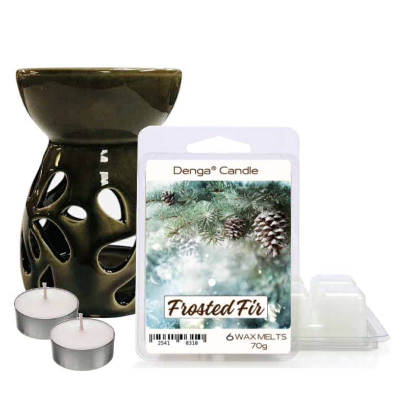 Scented Gift Set - Burner, Melt & Tealights