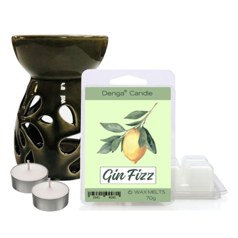 Scented Gift Set - Burner, Melt & Tealights
