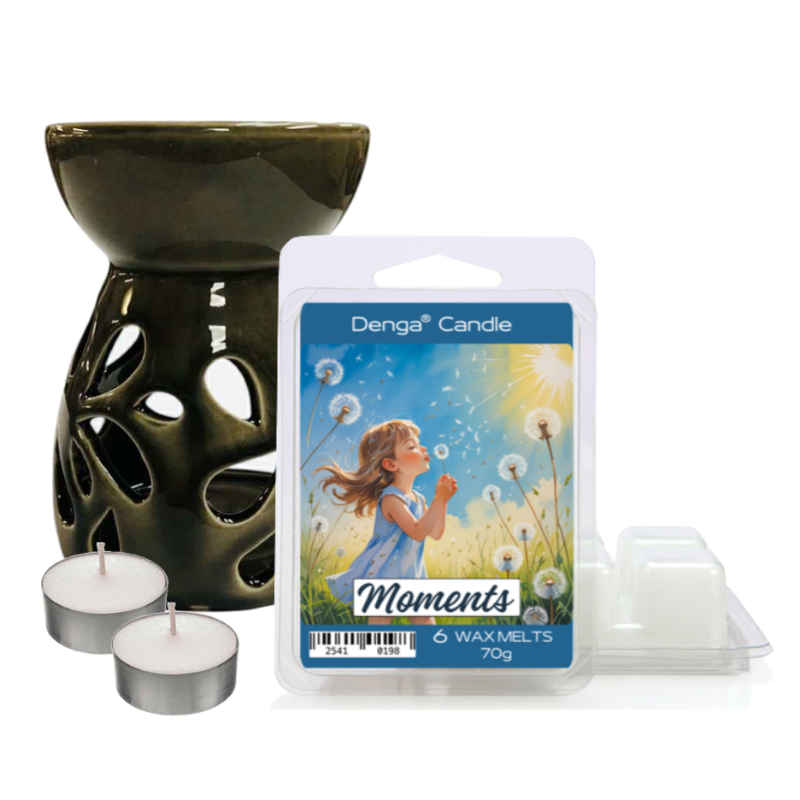 Scented Gift Set - Burner, Melt & Tealights