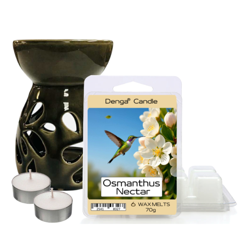 Scented Gift Set - Burner, Melt & Tealights