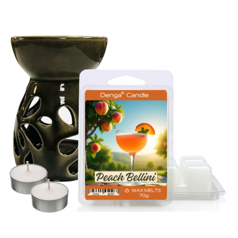 Scented Gift Set - Burner, Melt & Tealights