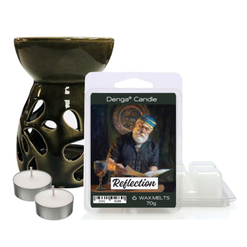 Scented Gift Set - Burner, Melt & Tealights