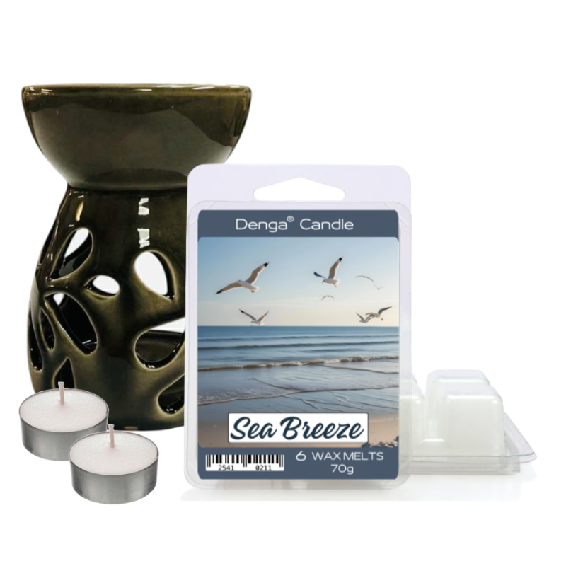 Scented Gift Set - Burner, Melt & Tealights