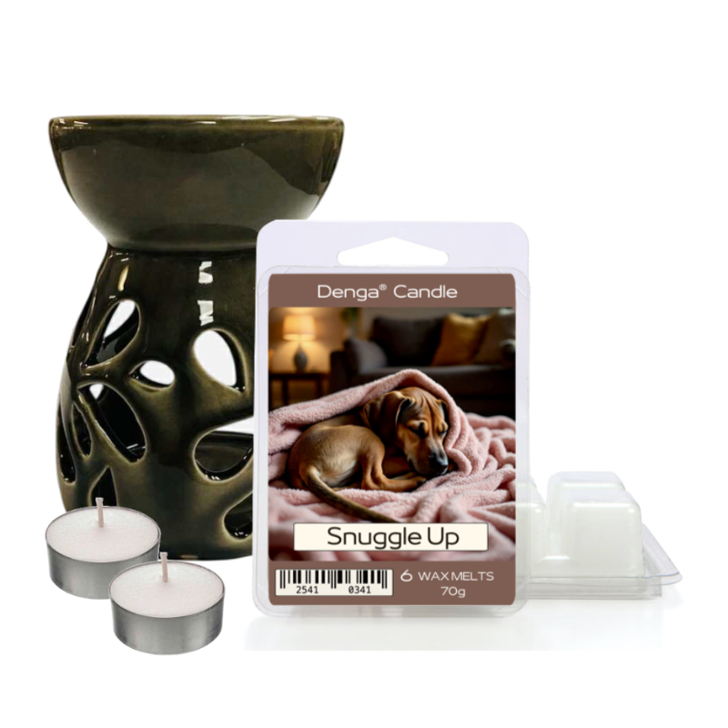 Scented Gift Set - Burner, Melt & Tealights