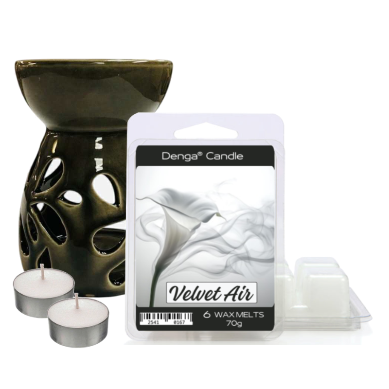 Scented Gift Set - Burner, Melt & Tealights