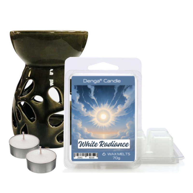 Scented Gift Set - Burner, Melt & Tealights