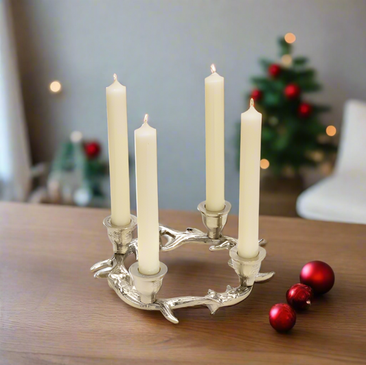 Candle-Holder-Antlers-silver