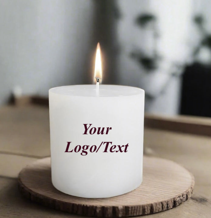 Customised Corporate Candle - 10x10cm