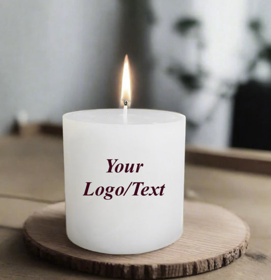 Customised Corporate Candle - 10x10cm