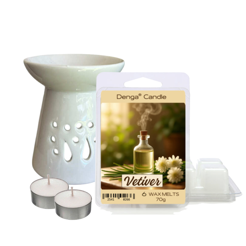 Scented Gift Set - Burner, Melt & Tealights