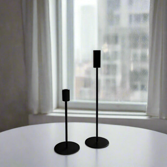 Dinner-candle-holder-black