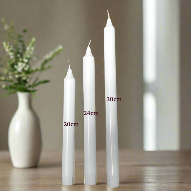 Dinner-candle-white-10cm-24cm-30cm