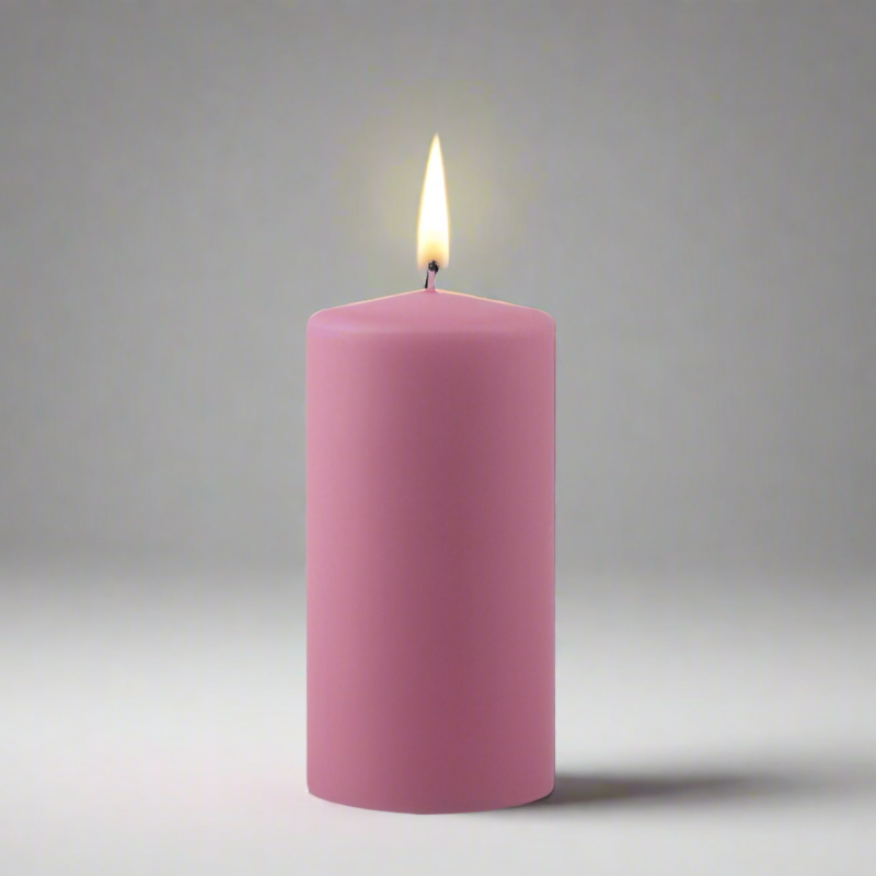 Dipped-pillar-candle-6x12cm-antique-rose