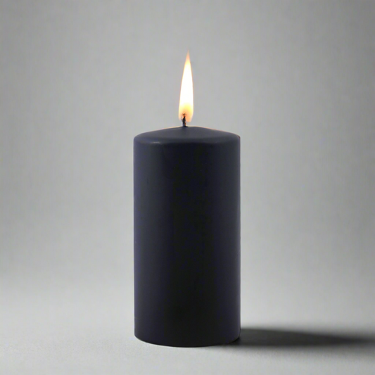 Dipped-pillar-candle-6x12cm-black