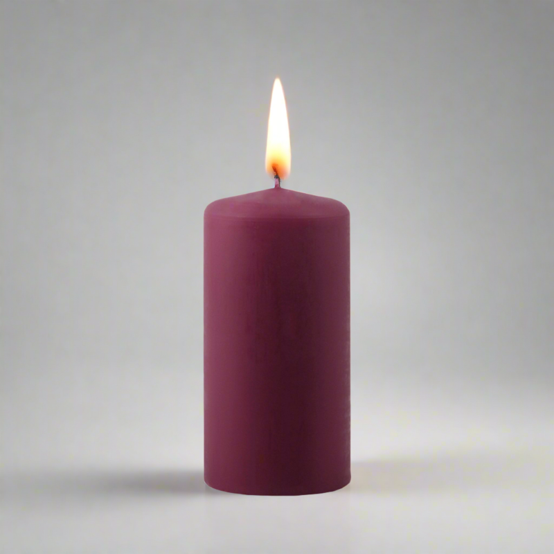 Dipped-pillar-candle-6x12cm-bordeaux