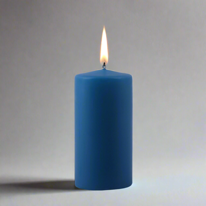 Dipped-pillar-candle-6x12cm-turquoise