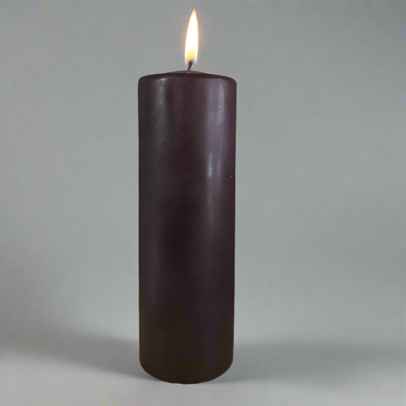 Dipped-pillar-candle-6x18cm-aubergine