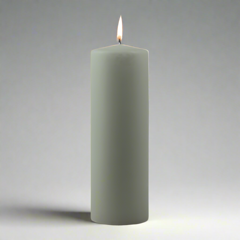 Dipped-pillar-candle-6x18cm-dustygreen