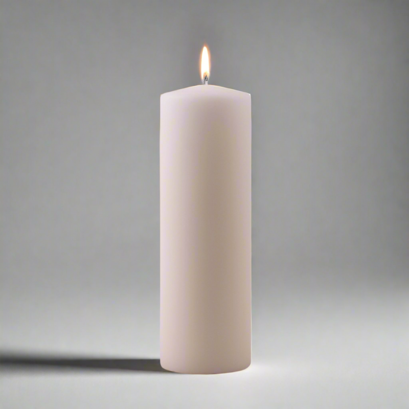 Dipped-pillar-candle-6x18cm-ivory