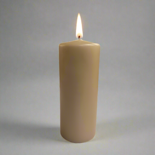 Dipped-pillar-candle-8x20cm-caramel