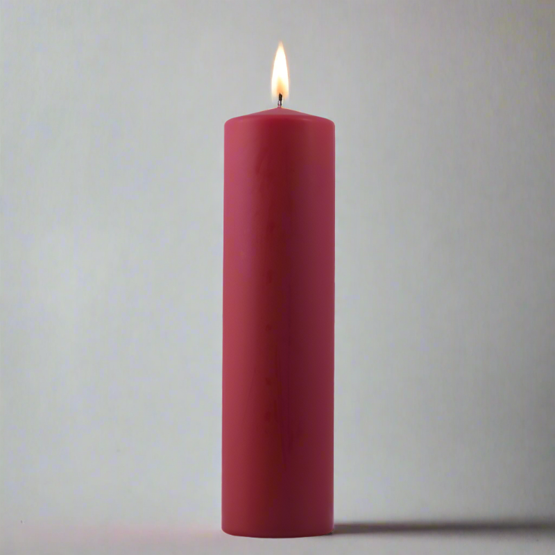 Dipped-pillar-candle-8x30cm-ruby
