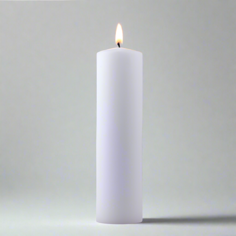 Dipped-pillar-candle-8x30cm-white